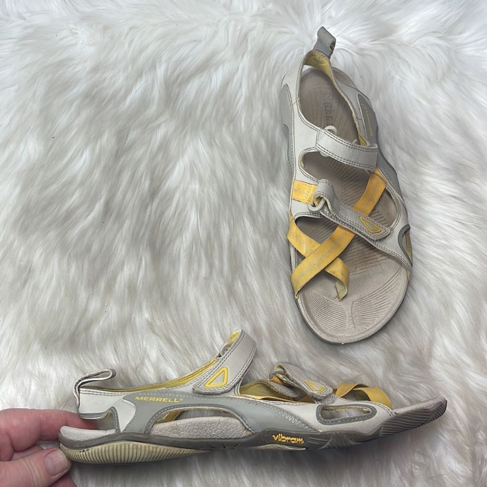 Merrell Halide Wrap‎ Silver Lining Sandals Sz 7